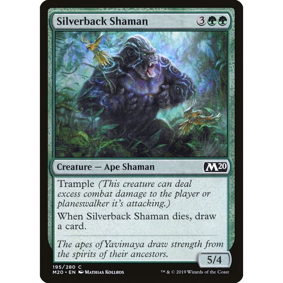 Image for Silverback Shaman (195) (M20) - Magic: The Gathering