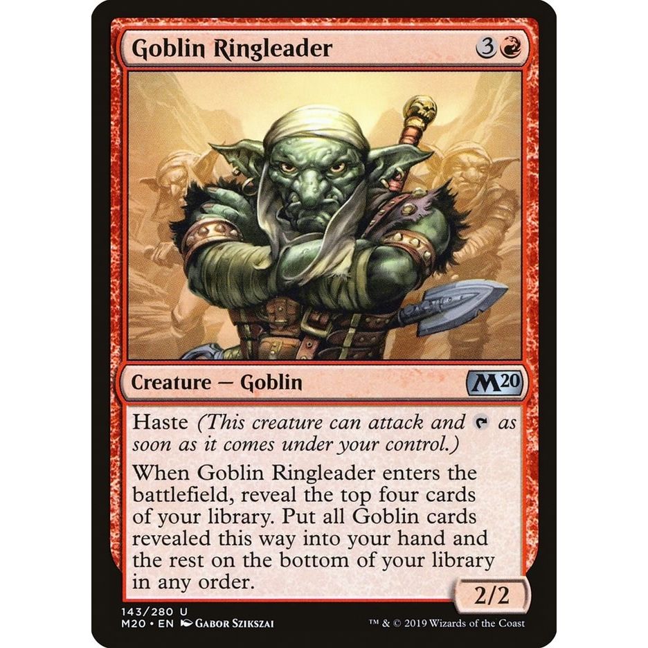 Image for Goblin Ringleader (143) (M20) - Magic: The Gathering