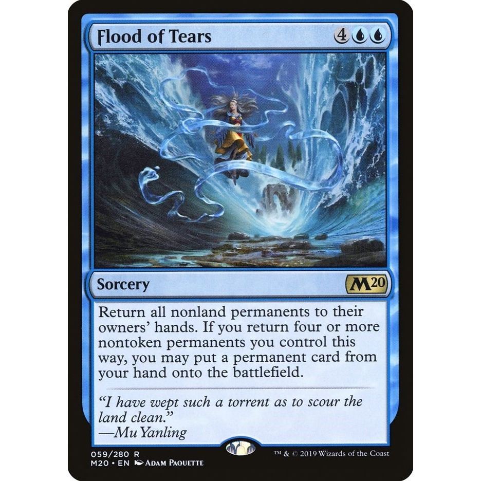 Image for Flood of Tears (59) (M20) - Magic: The Gathering