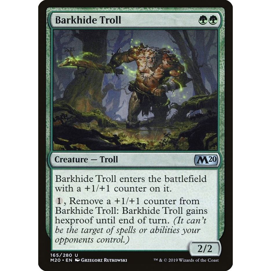 Image for Barkhide Troll (165) (M20) - Magic: The Gathering
