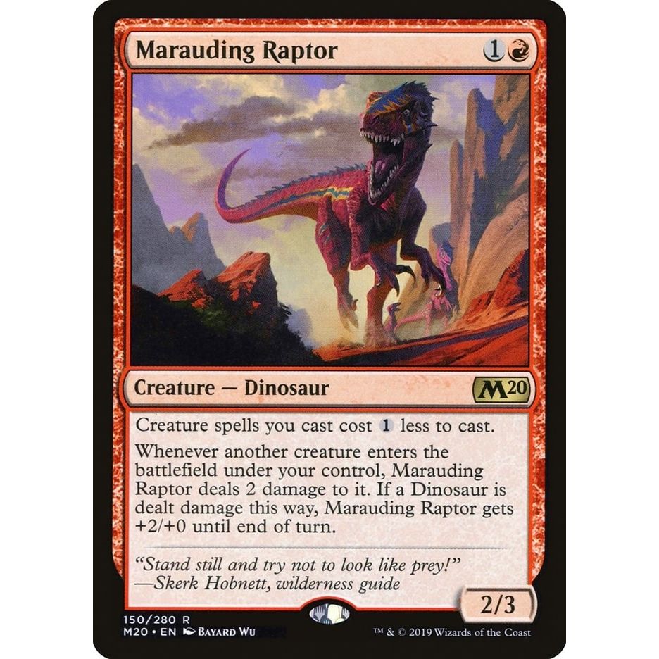 Image for Marauding Raptor (150) (M20) - Magic: The Gathering
