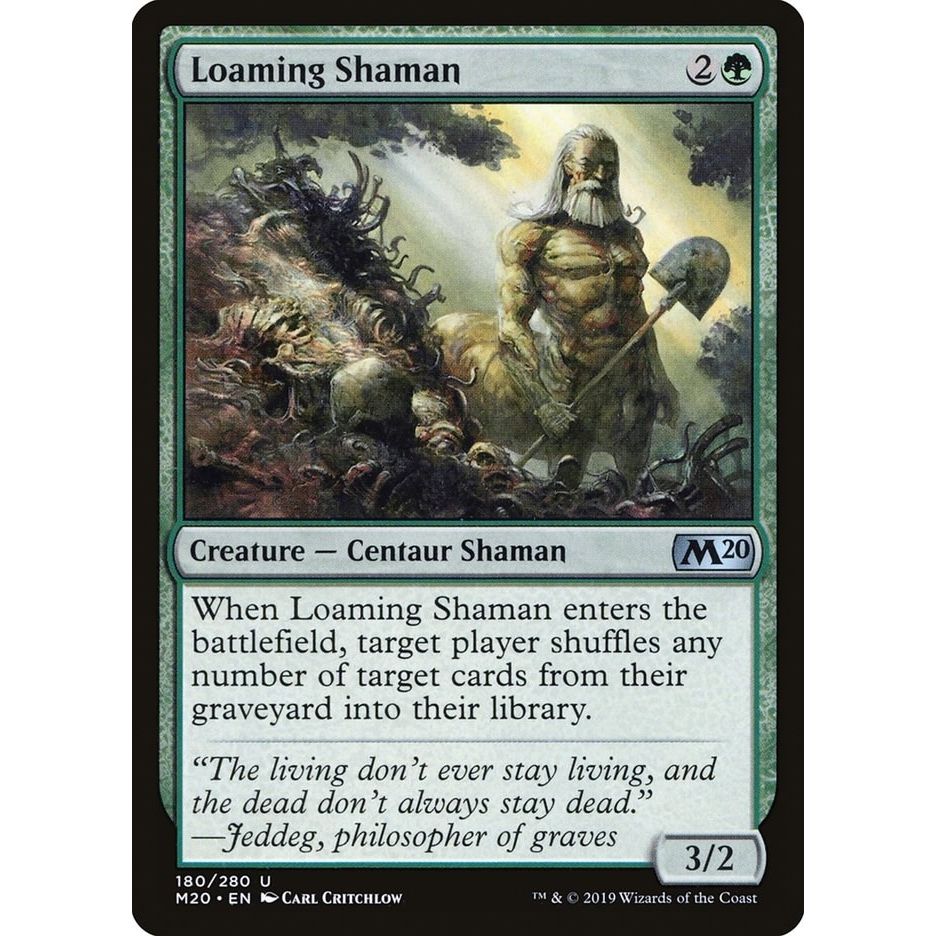Image for Loaming Shaman (180) (M20) - Magic: The Gathering