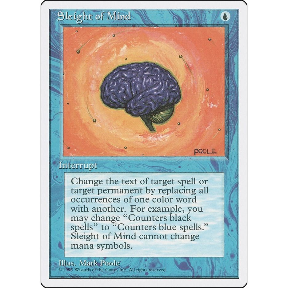 Image for Sleight of Mind (4ED) - Magic: The Gathering