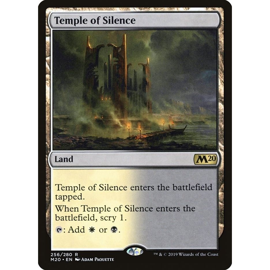 Image for Temple of Silence (256) (M20) - Magic: The Gathering
