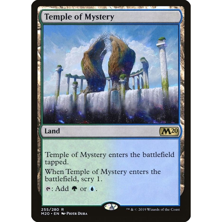 Image for Temple of Mystery (255) (M20) - Magic: The Gathering