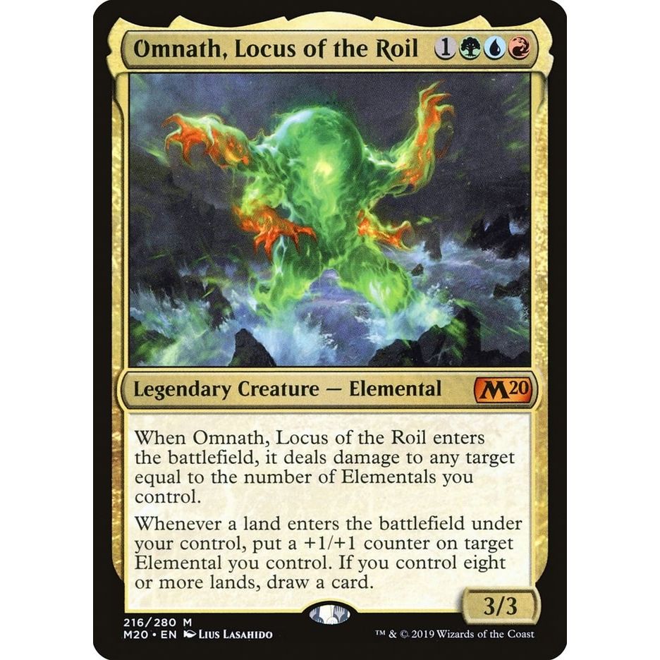 Image for Omnath, Locus of the Roil (216) (M20) - Magic: The Gathering