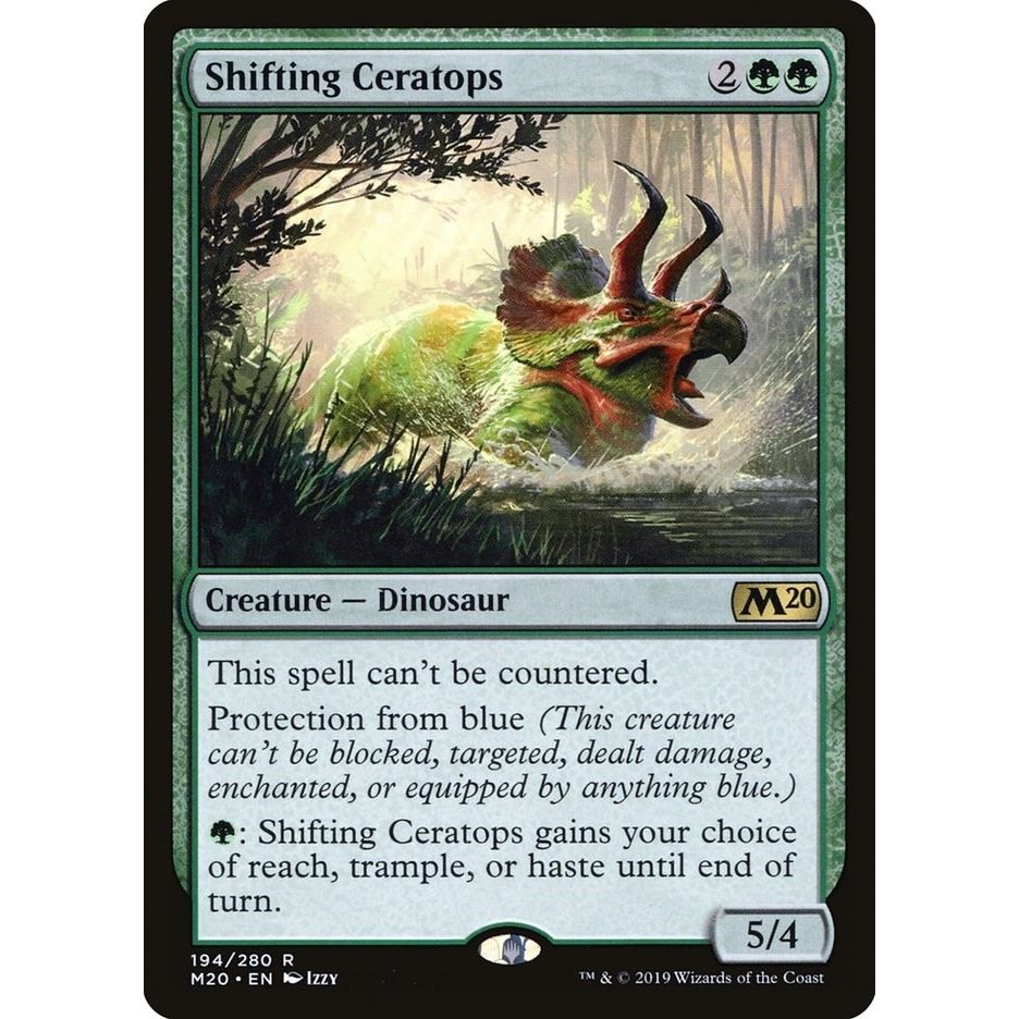 Image for Shifting Ceratops (194) (M20) - Magic: The Gathering