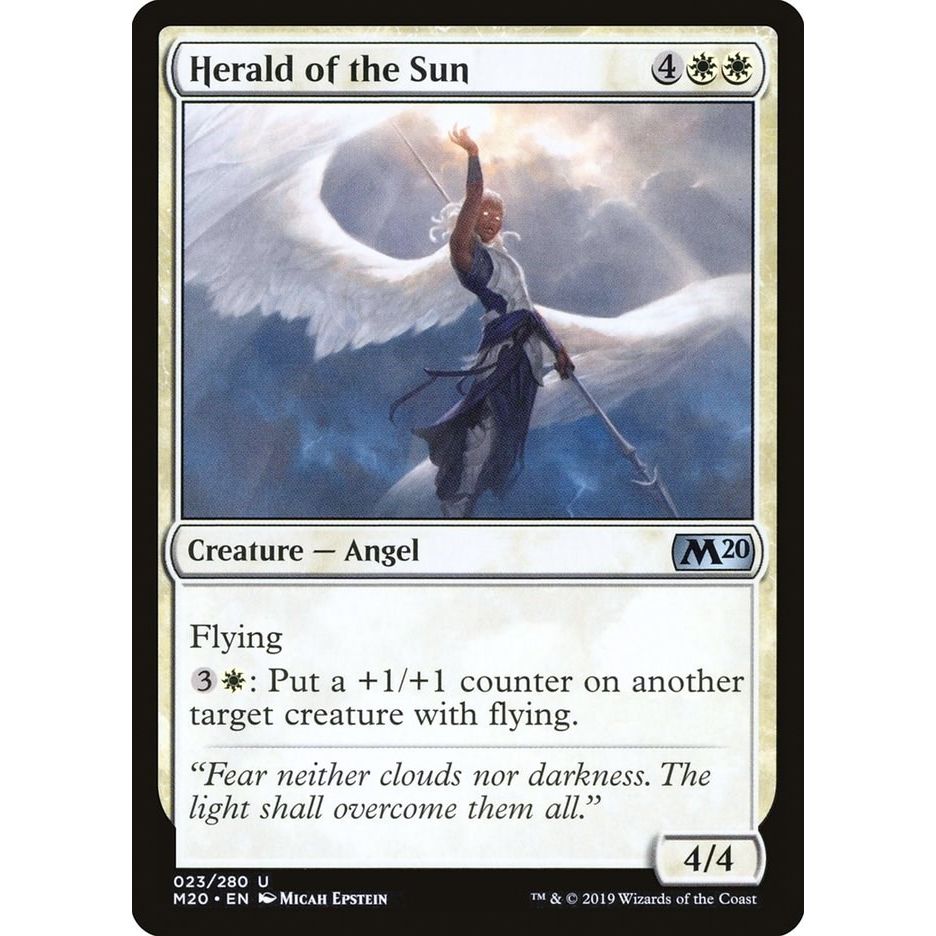 Image for Herald of the Sun (23) (M20) - Magic: The Gathering