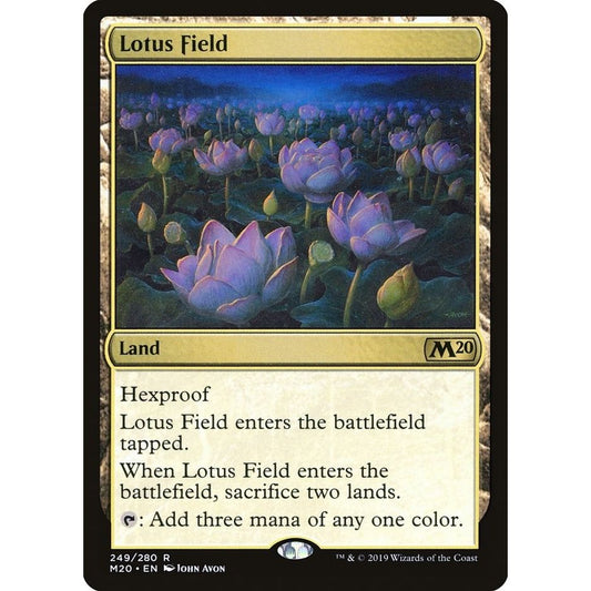 Image for Lotus Field (249) (M20) - Magic: The Gathering