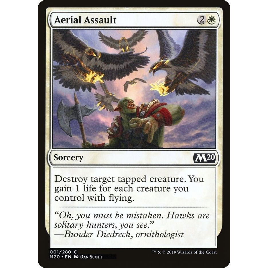 Image for Aerial Assault (1) (M20) - Magic: The Gathering