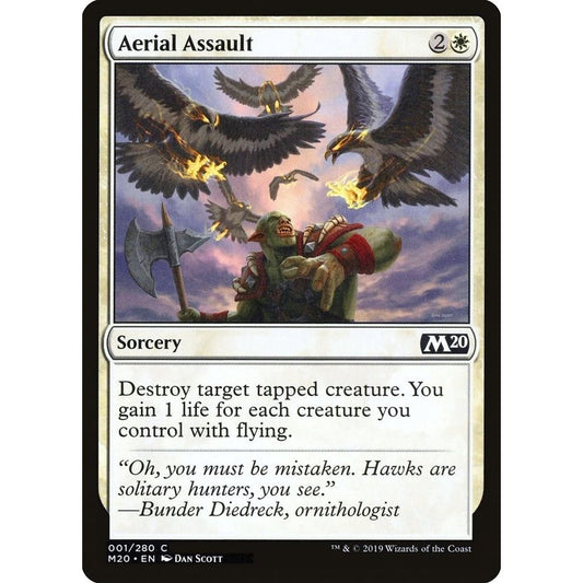Image for Aerial Assault (1) (M20) - Magic: The Gathering