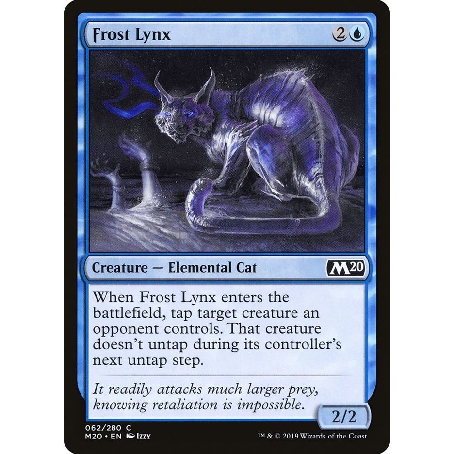 Image for Frost Lynx (62) (M20) - Magic: The Gathering