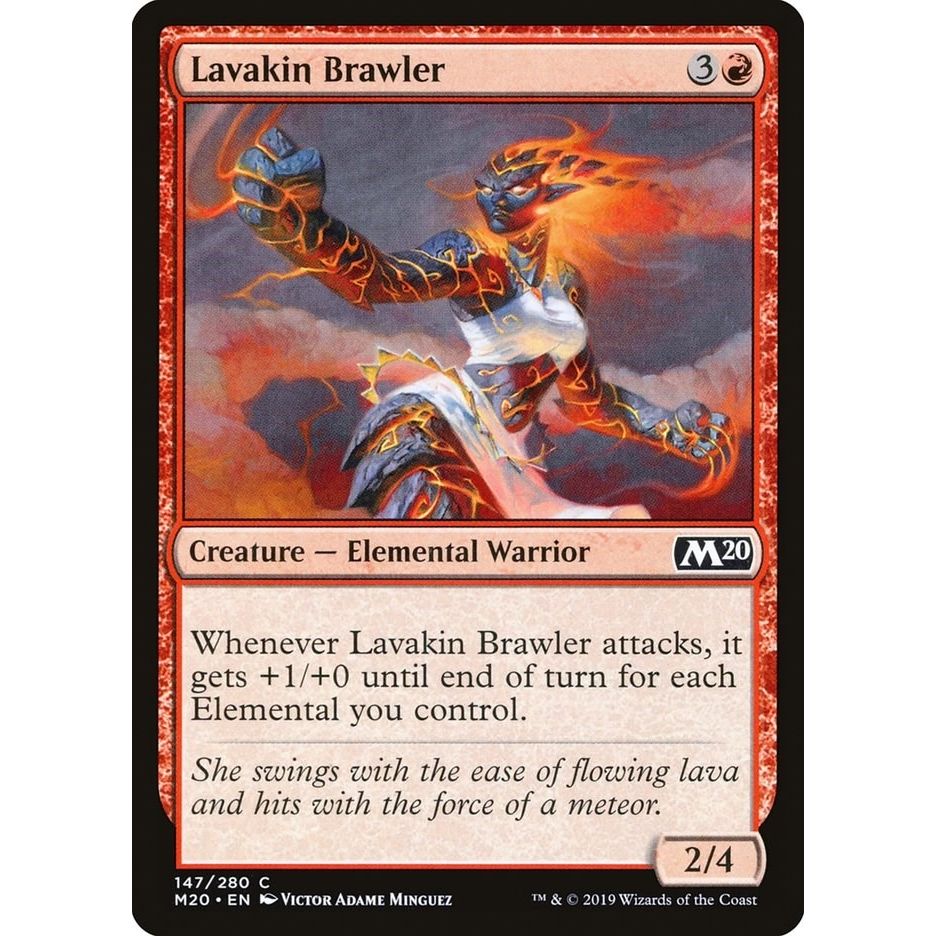 Image for Lavakin Brawler (147) (M20) - Magic: The Gathering