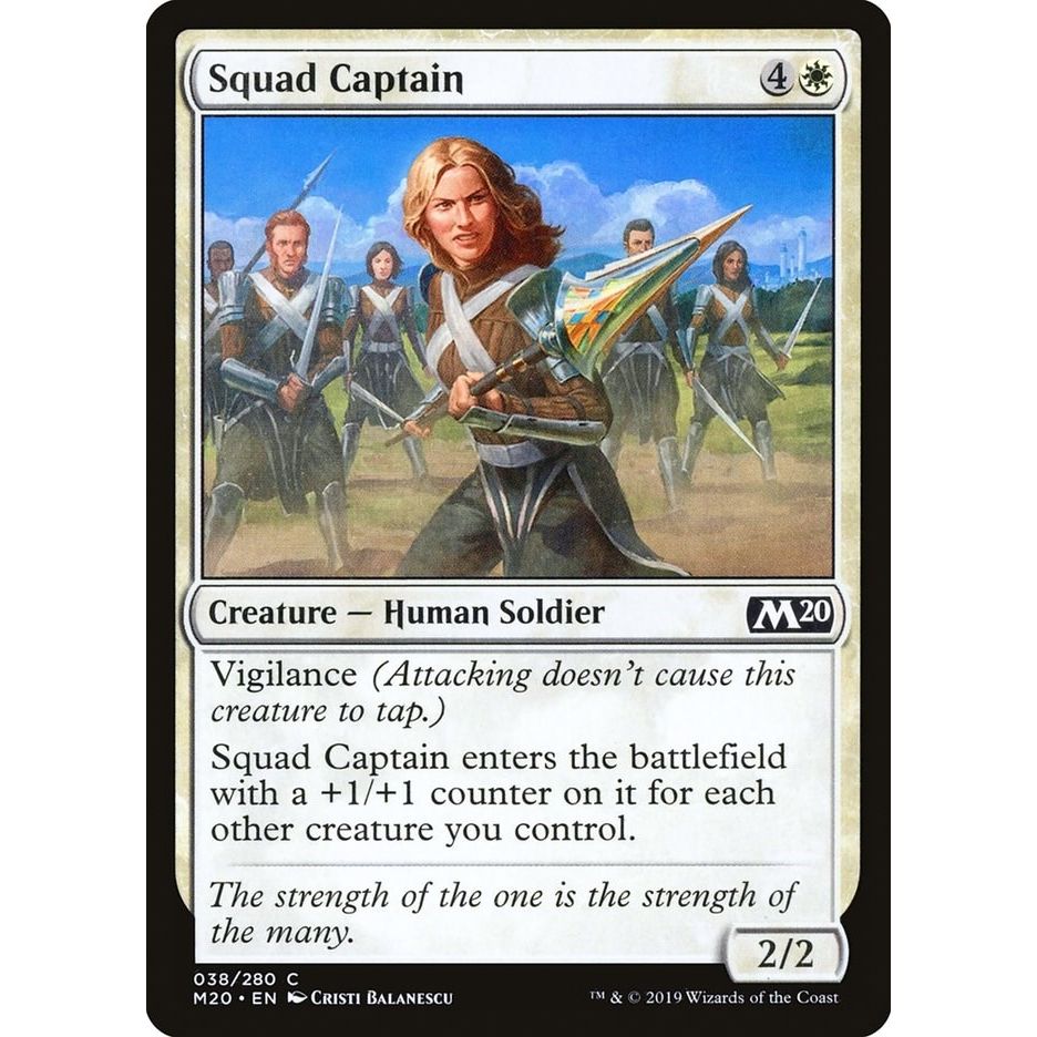 Image for Squad Captain (38) (M20) - Magic: The Gathering