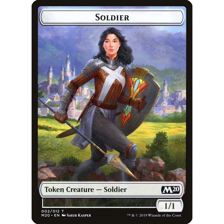 Image for Soldier Token (2) (M20) - Magic: The Gathering