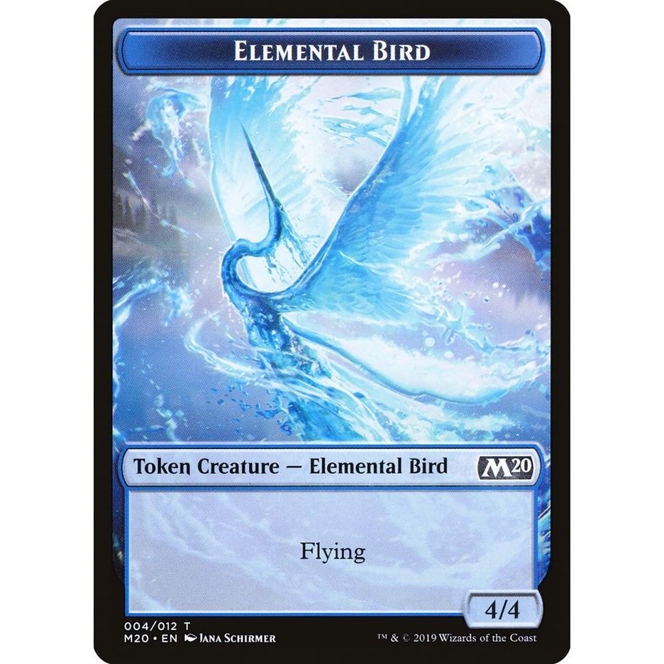Image for Elemental Bird Token (4) (M20) - Magic: The Gathering