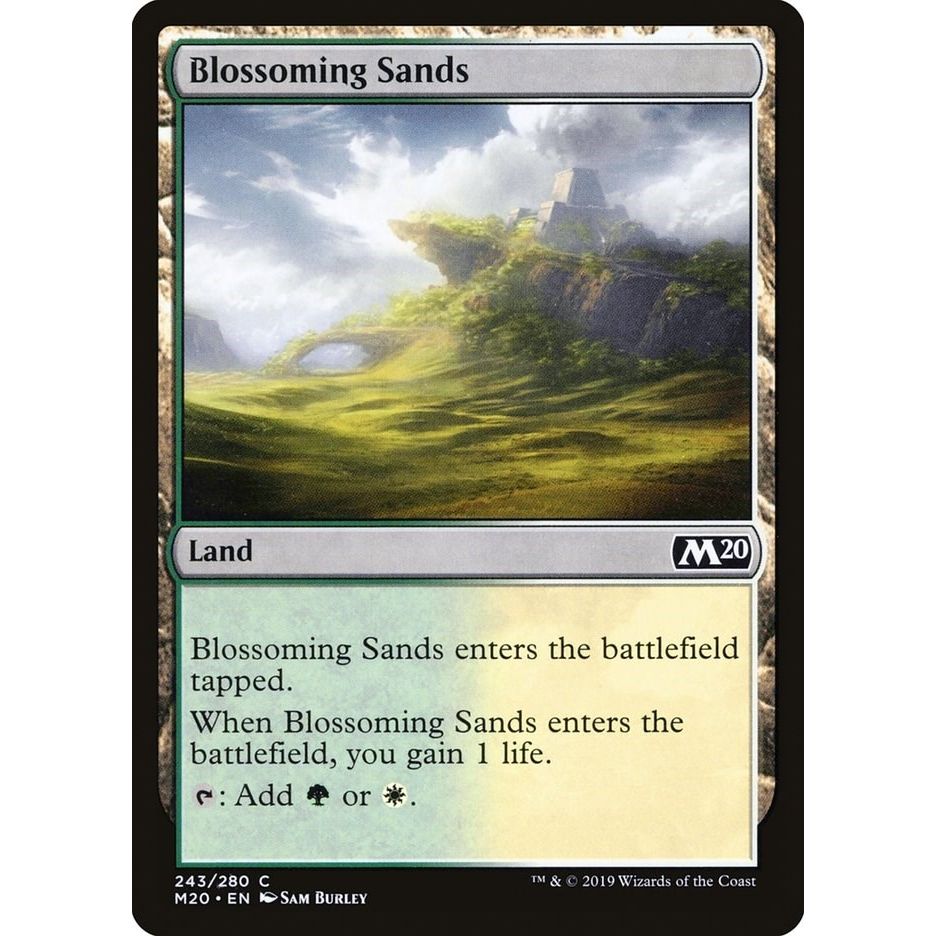 Image for Blossoming Sands (243) (M20) - Magic: The Gathering