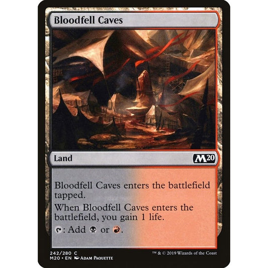 Image for Bloodfell Caves (242) (M20) - Magic: The Gathering