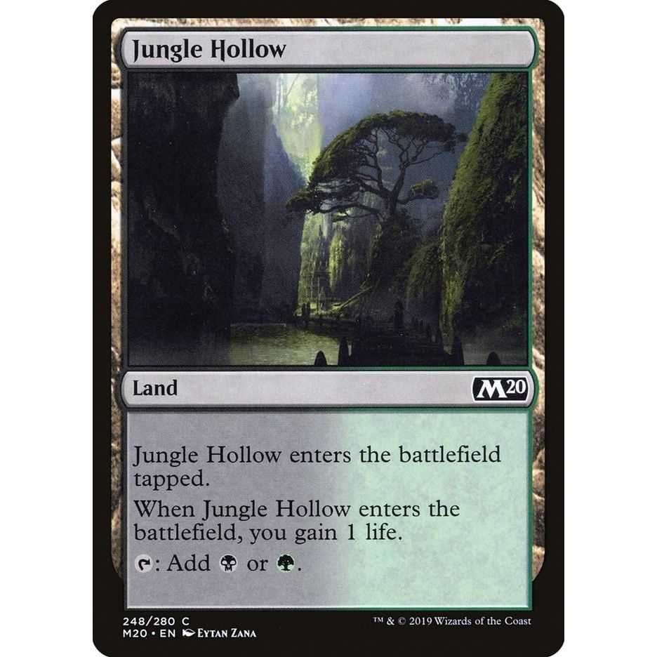 Image for Jungle Hollow (248) (M20) - Magic: The Gathering