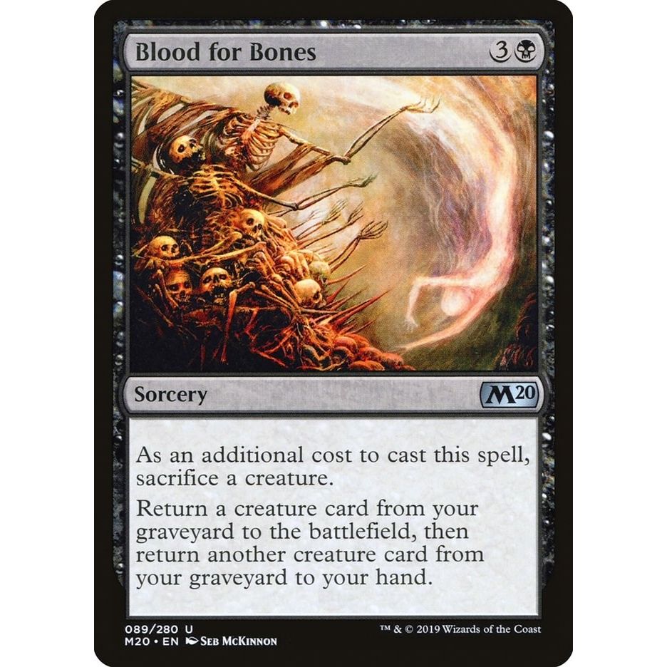 Image for Blood for Bones (89) (M20) - Magic: The Gathering