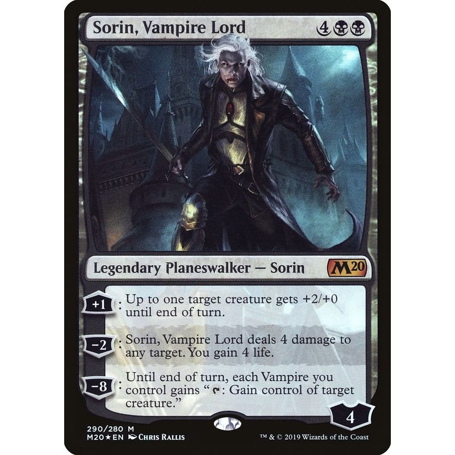 Image for Sorin, Vampire Lord (290) (M20) - Magic: The Gathering