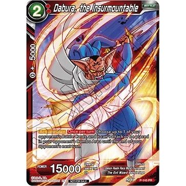 Image for Dabura, the Insurmountable (Power Booster: World Martial Arts Tournament) (P-145) (PR) - Dragon Ball Super: Masters