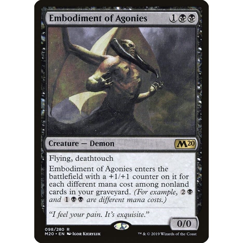 Image for Embodiment of Agonies (98) (M20) - Magic: The Gathering