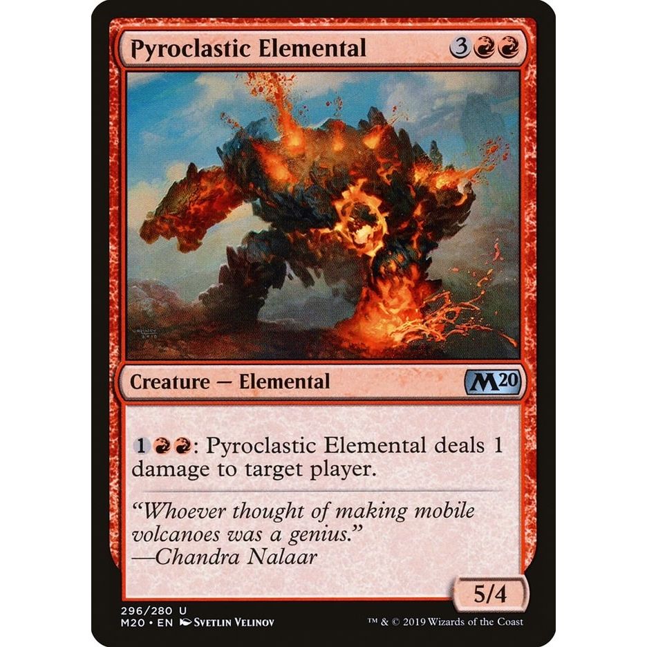 Image for Pyroclastic Elemental (296) (M20) - Magic: The Gathering
