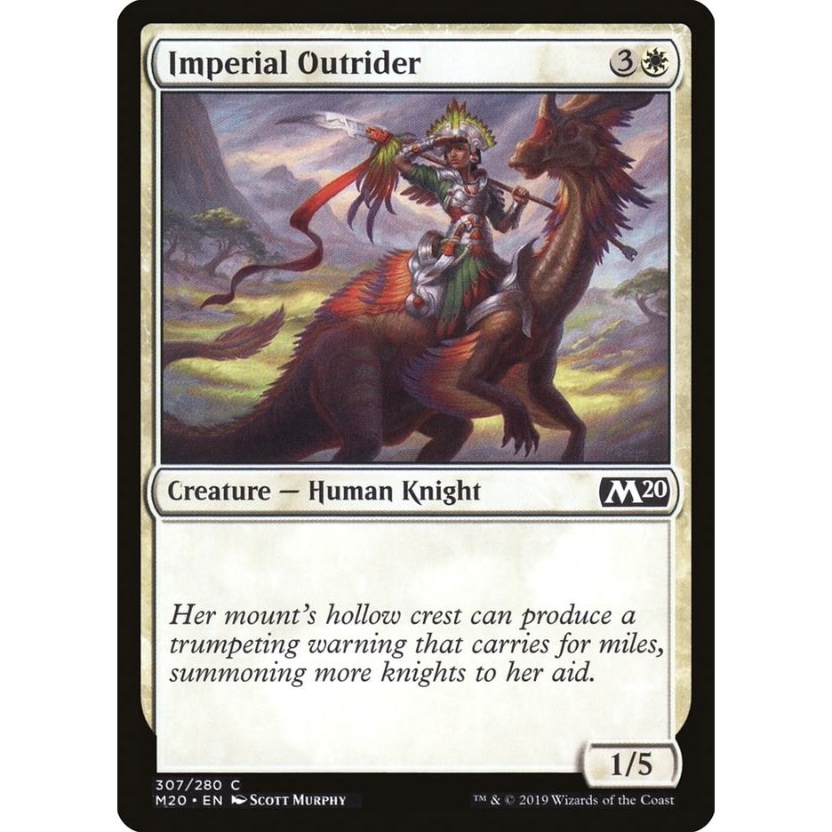 Image for Imperial Outrider (307) (M20) - Magic: The Gathering