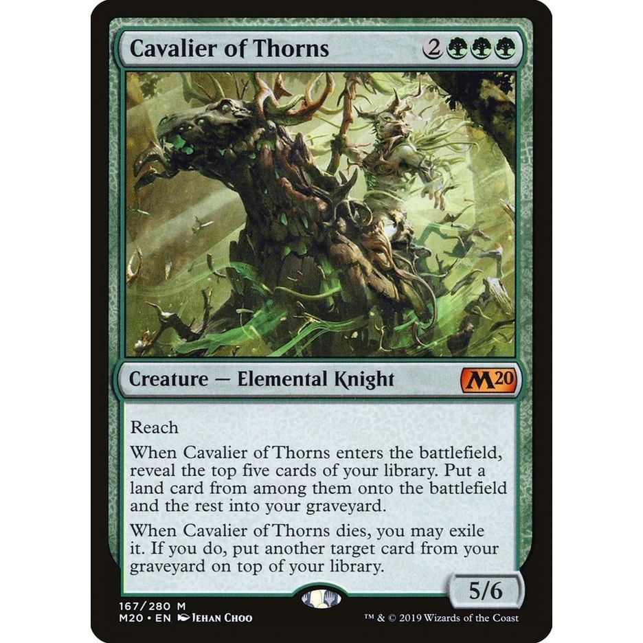 Image for Cavalier of Thorns (167) (M20) - Magic: The Gathering