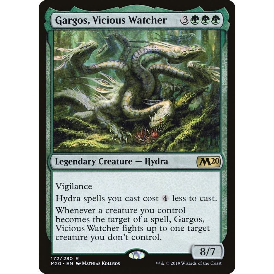 Image for Gargos, Vicious Watcher (172) (M20) - Magic: The Gathering