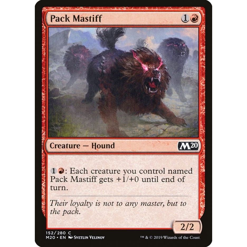 Image for Pack Mastiff (152) (M20) - Magic: The Gathering