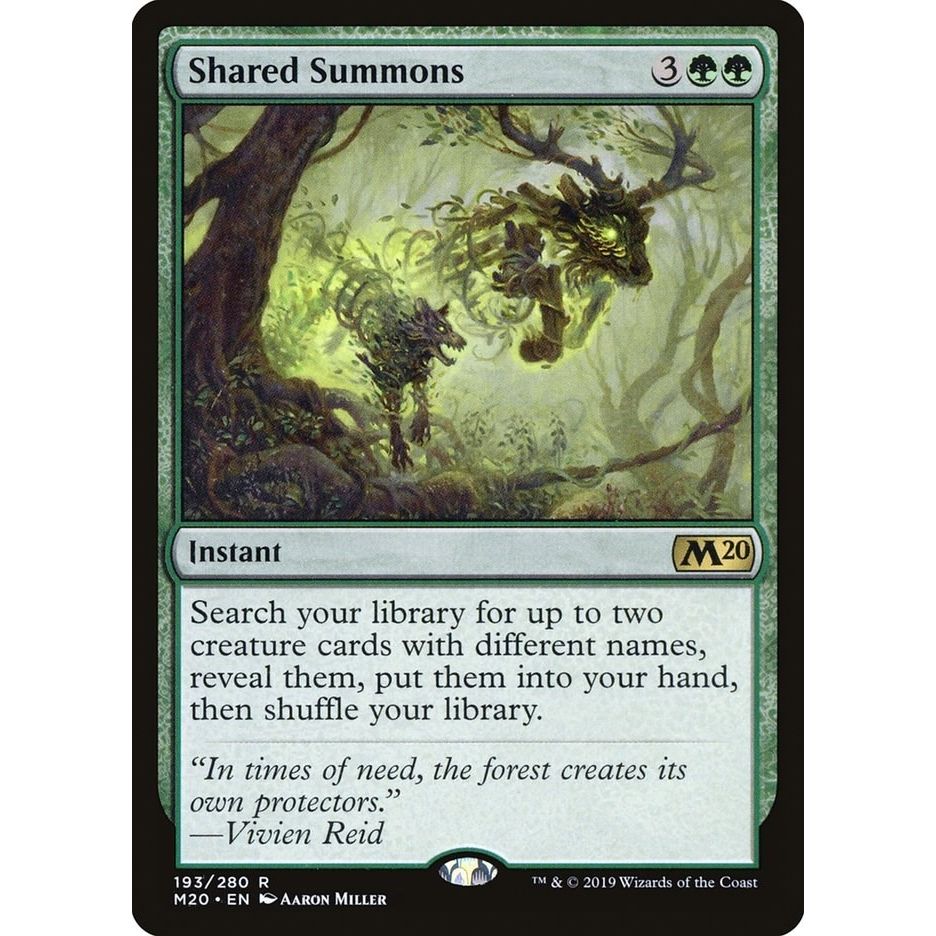 Image for Shared Summons (193) (M20) - Magic: The Gathering