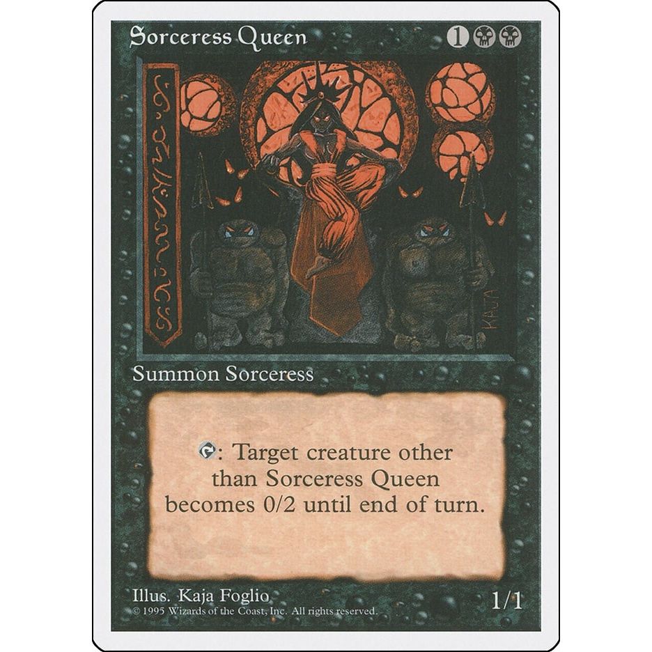 Image for Sorceress Queen (4ED) - Magic: The Gathering