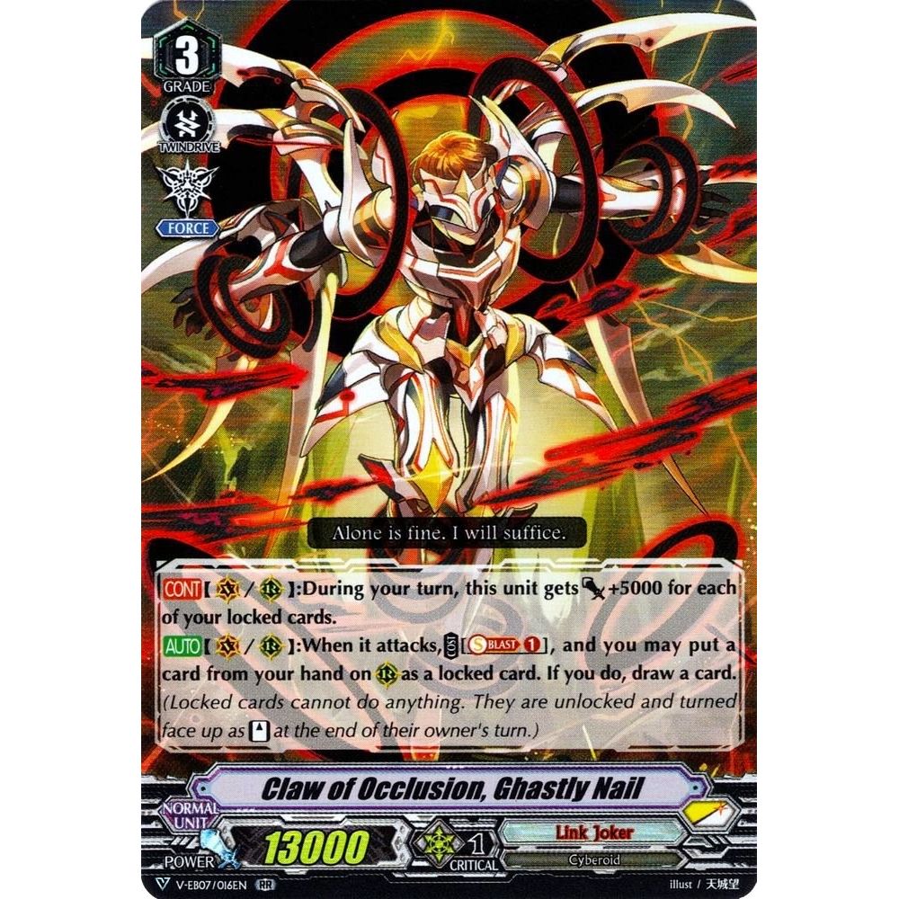 Image for Claw of Occlusion, Ghastly Nail (V-EB07/016EN) (V-EB07) - Cardfight Vanguard