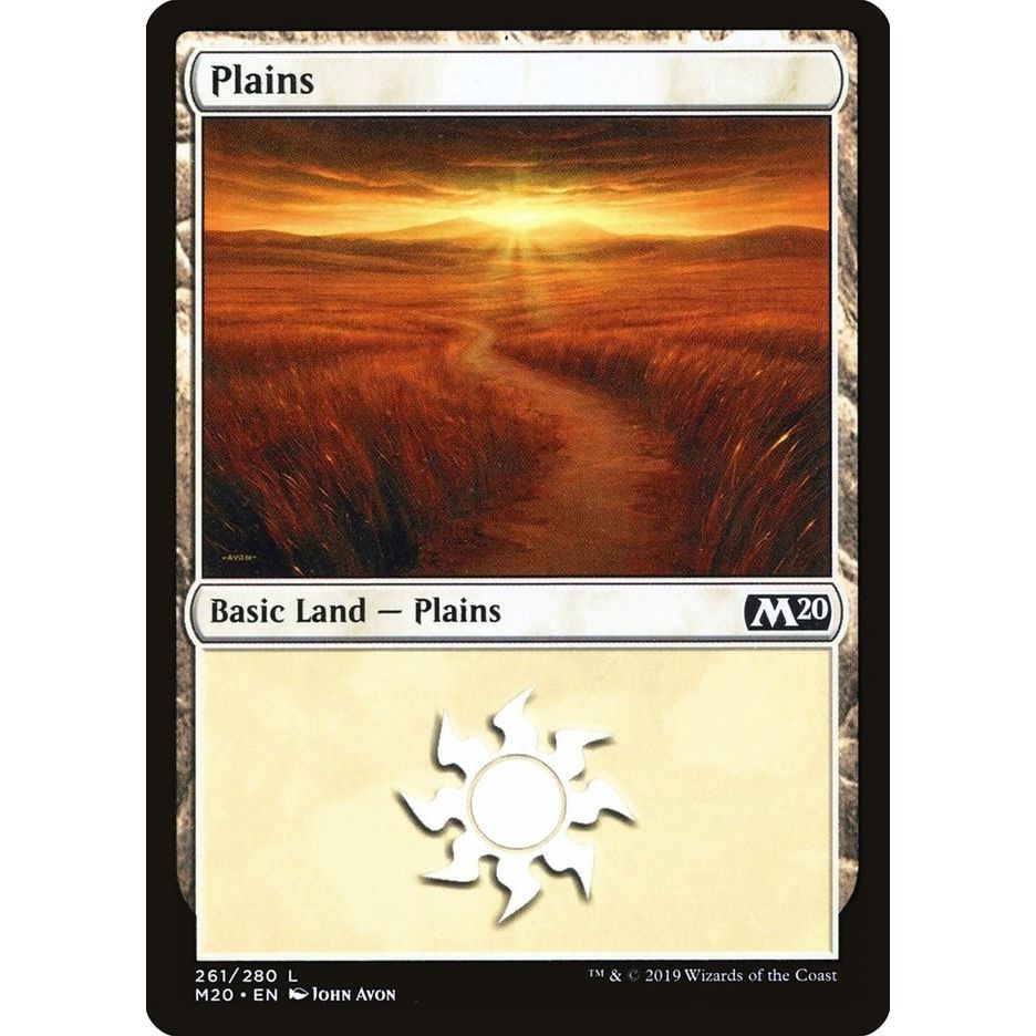 Image for Plains (261) (M20) - Magic: The Gathering