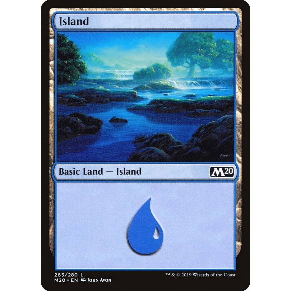 Image for Island (265) (M20) - Magic: The Gathering