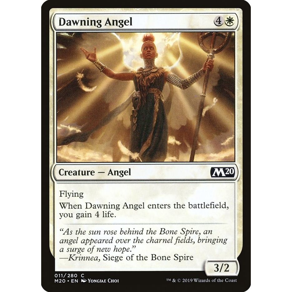 Image for Dawning Angel (11) (M20) - Magic: The Gathering