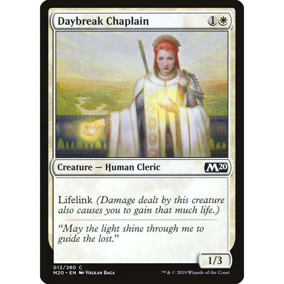 Image for Daybreak Chaplain (12) (M20) - Magic: The Gathering