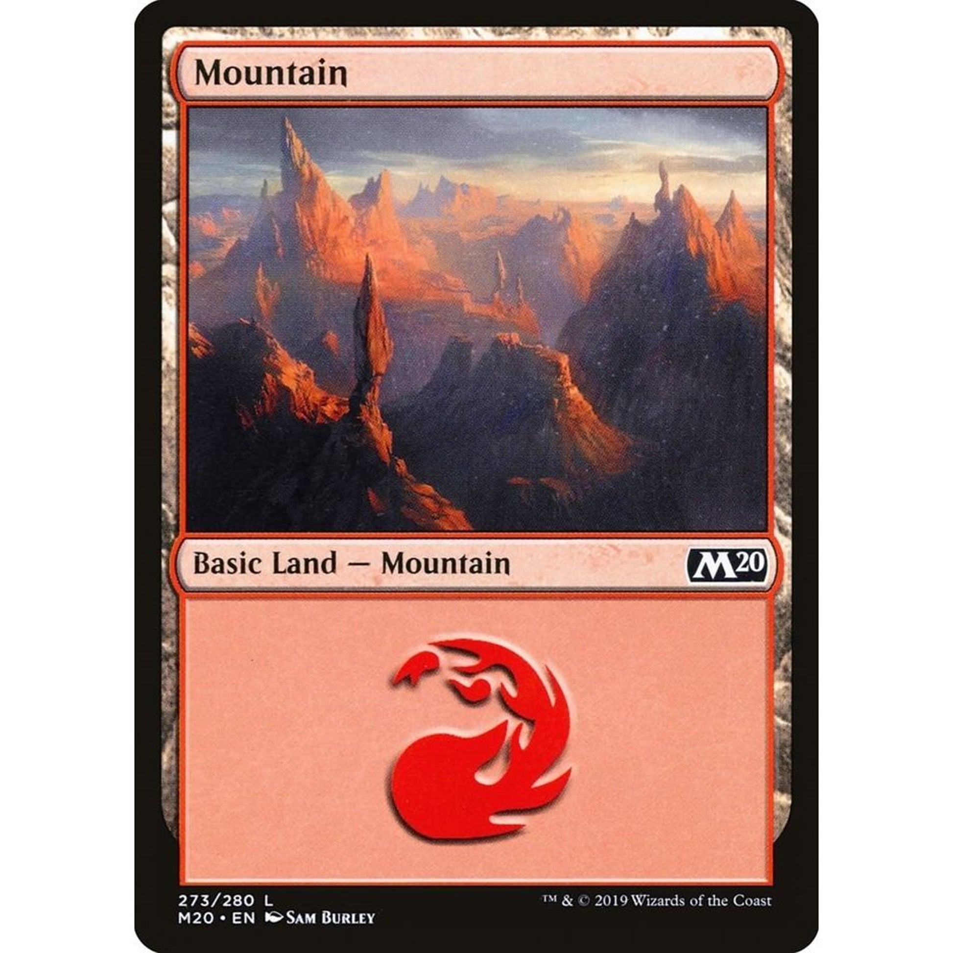 Image for Mountain (273) (M20) - Magic: The Gathering