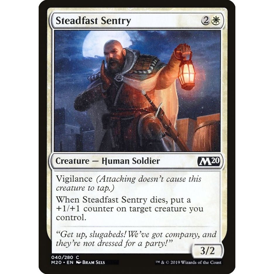 Image for Steadfast Sentry (40) (M20) - Magic: The Gathering