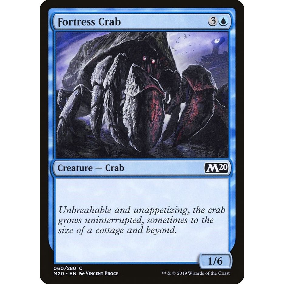 Image for Fortress Crab (60) (M20) - Magic: The Gathering