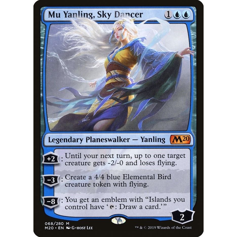 Image for Mu Yanling, Sky Dancer (68) (M20) - Magic: The Gathering