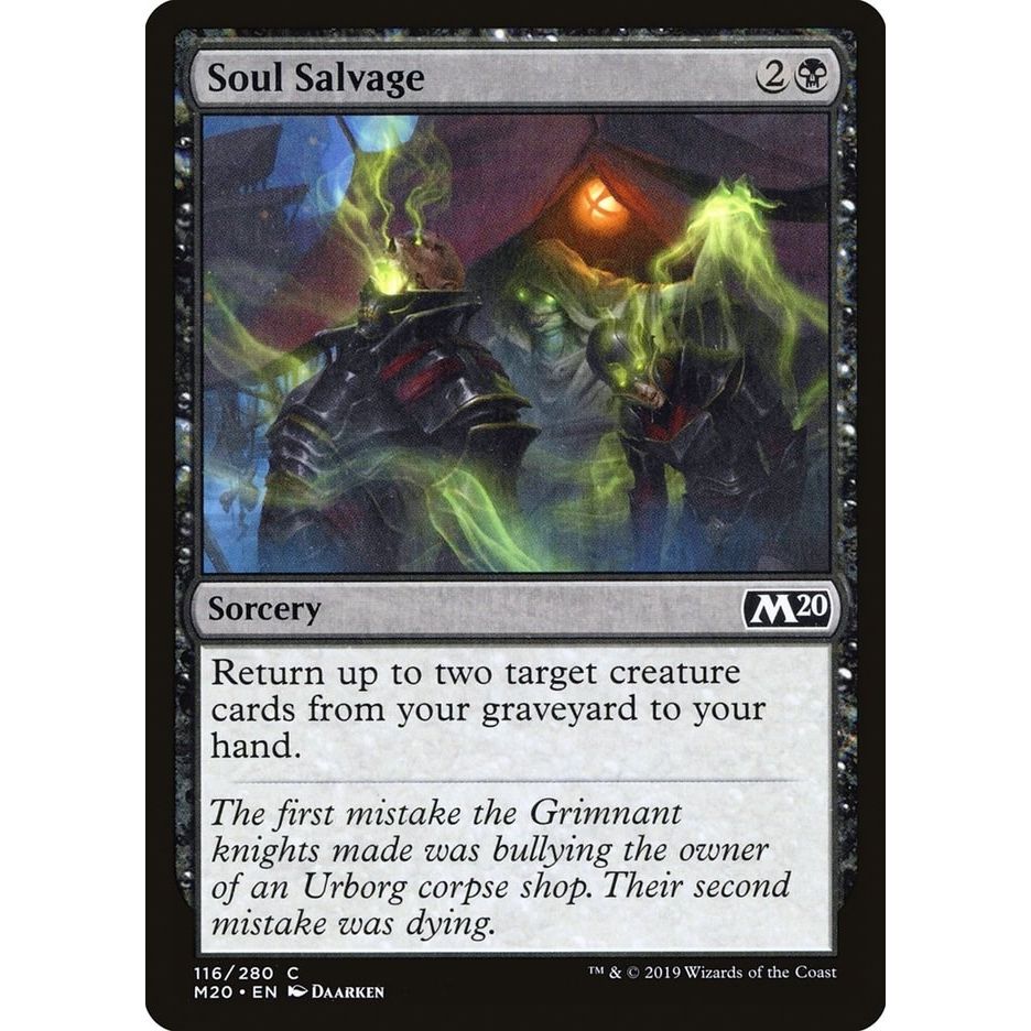 Image for Soul Salvage (116) (M20) - Magic: The Gathering