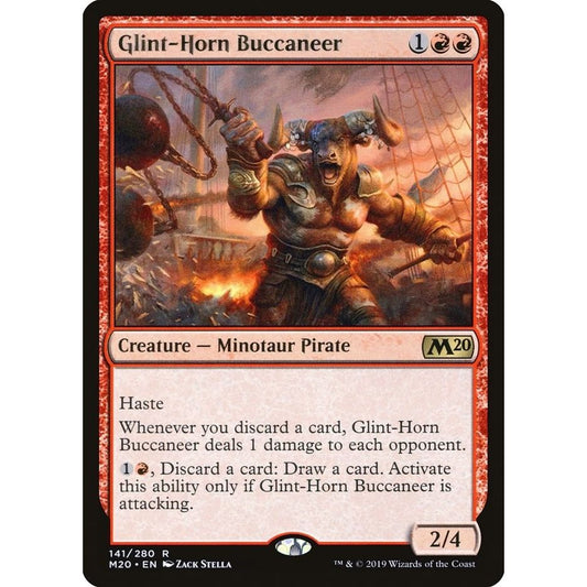 Image for Glint-Horn Buccaneer (141) (M20) - Magic: The Gathering