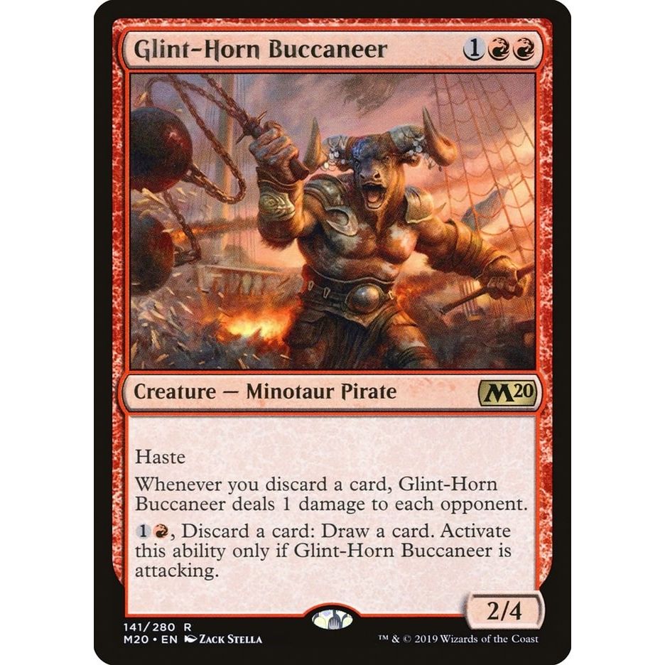 Image for Glint-Horn Buccaneer (141) (M20) - Magic: The Gathering
