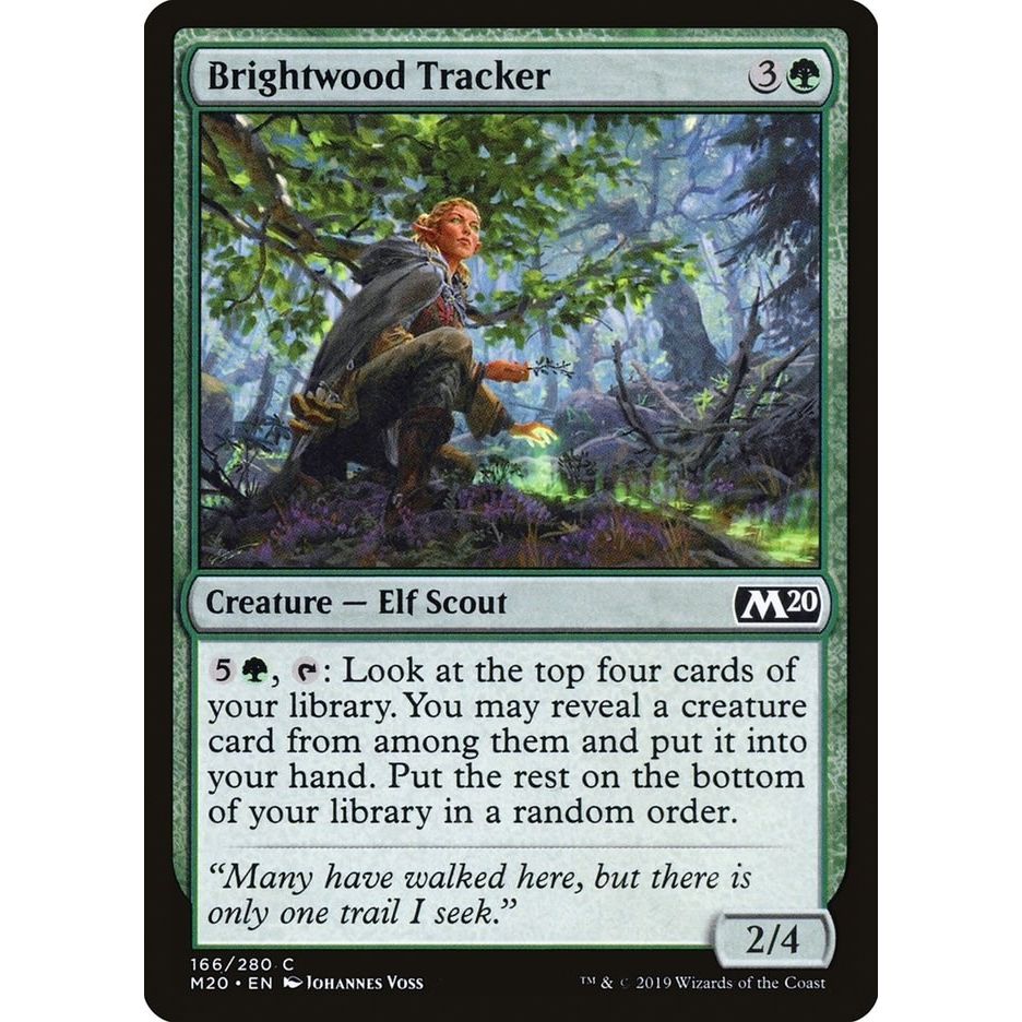 Image for Brightwood Tracker (166) (M20) - Magic: The Gathering