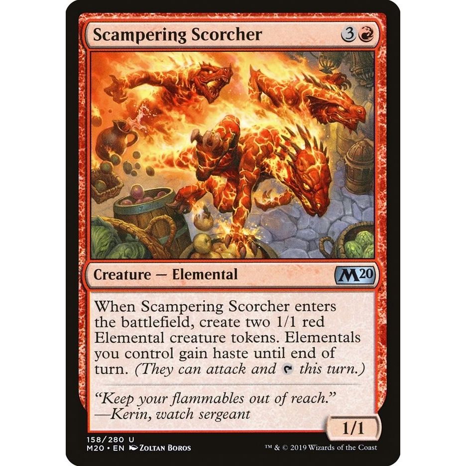 Image for Scampering Scorcher (158) (M20) - Magic: The Gathering