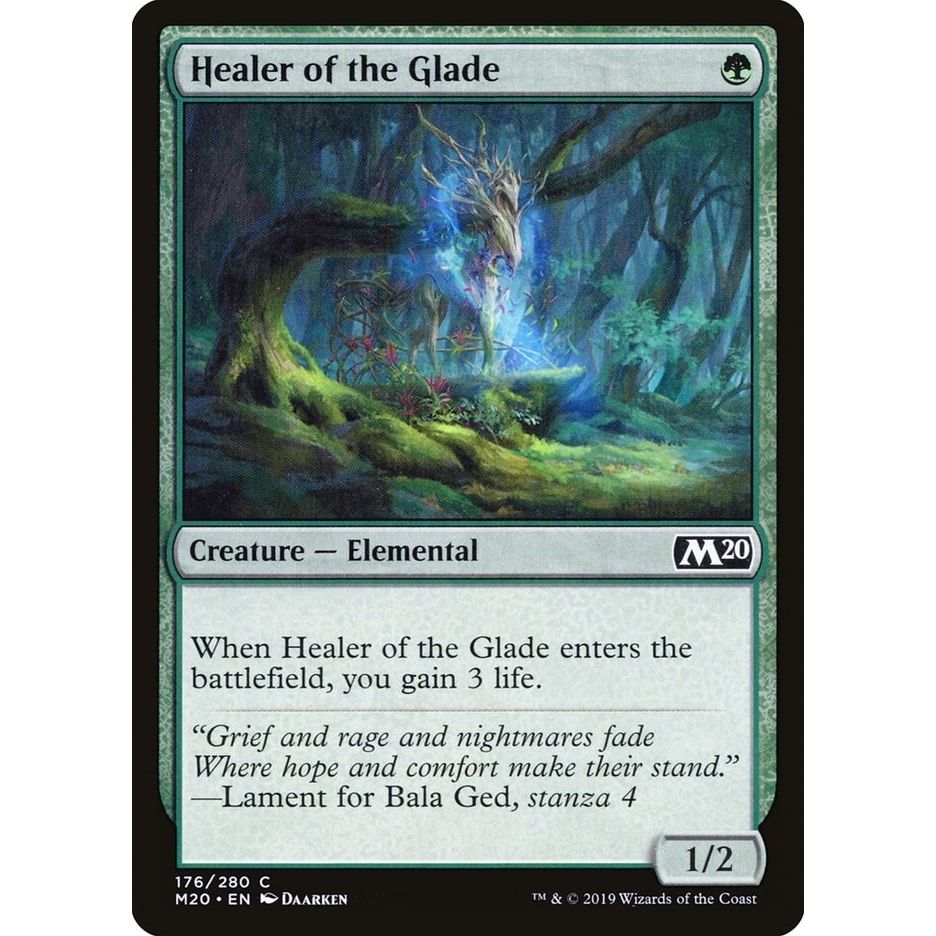 Image for Healer of the Glade (176) (M20) - Magic: The Gathering
