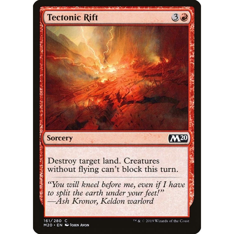 Image for Tectonic Rift (161) (M20) - Magic: The Gathering